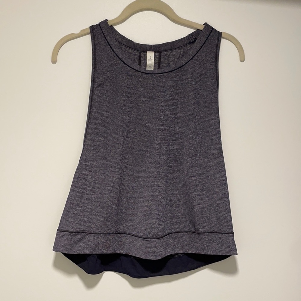 Lululemon razor back crop tank
